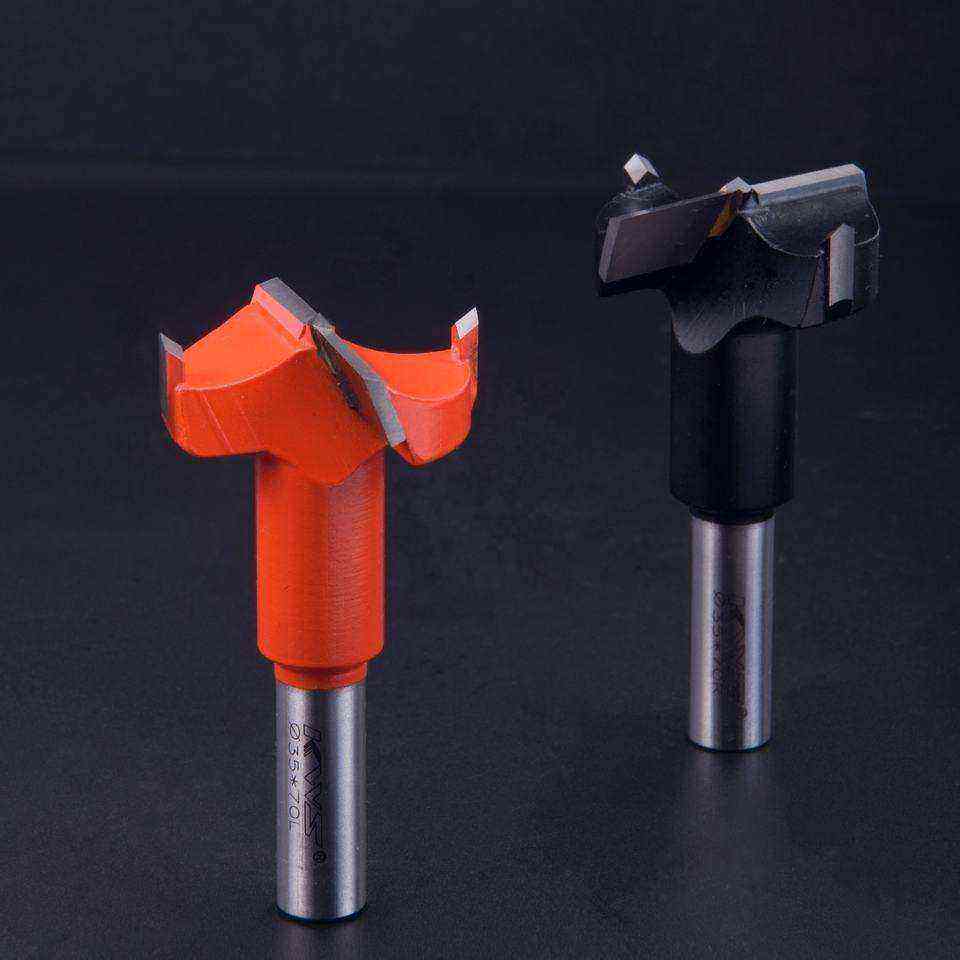 KWS High Quality WoodWorking Adjustable Forstner Power Tools for Smooth Finish Flat Bottomed Holes Hinge Boring Wood Drill Bits