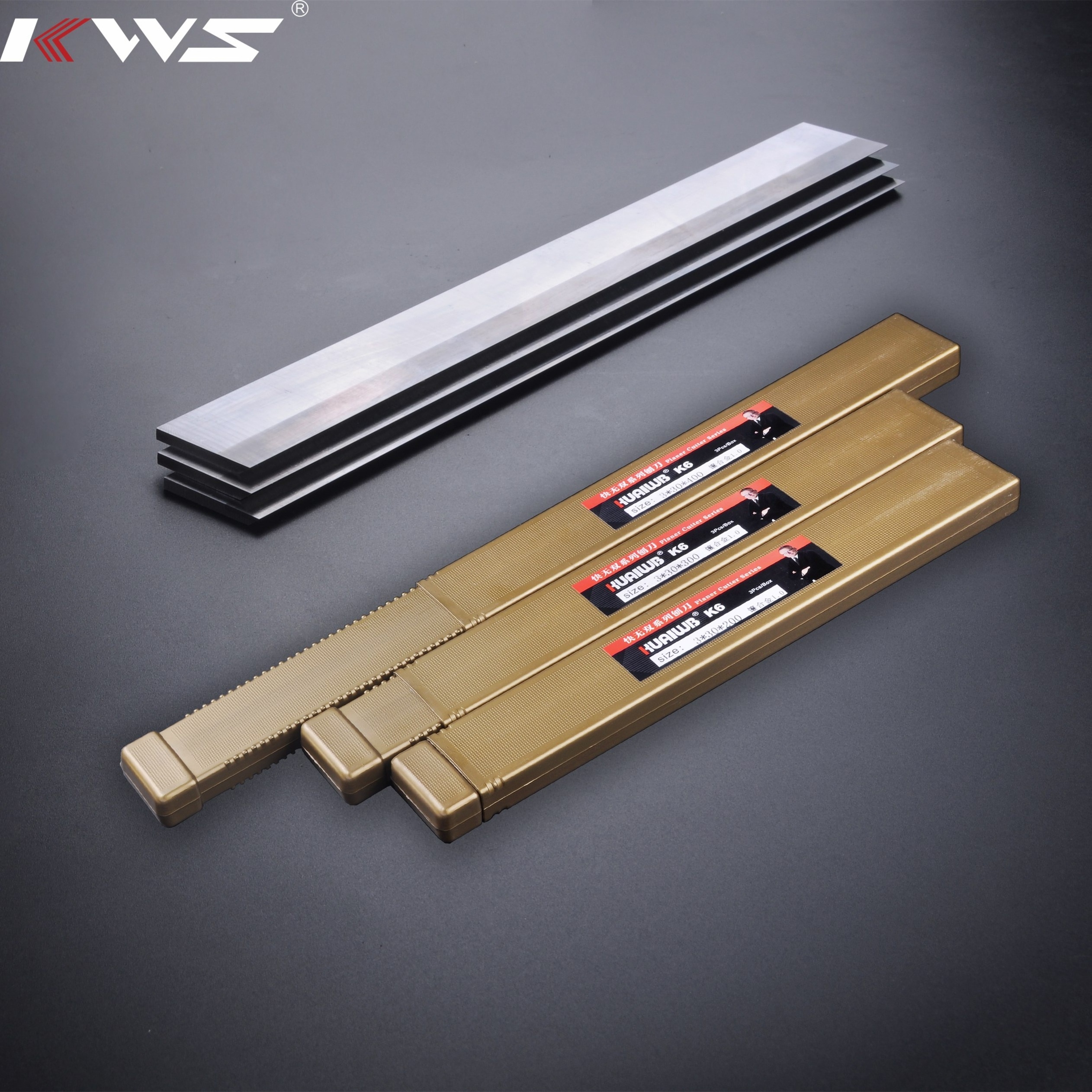 KWS Planer Blade 400 for Woodworking Tool Machinery Parts HW Carbide Wood Planer Blade HSS Planer Knife OEM Hardware Wholesale