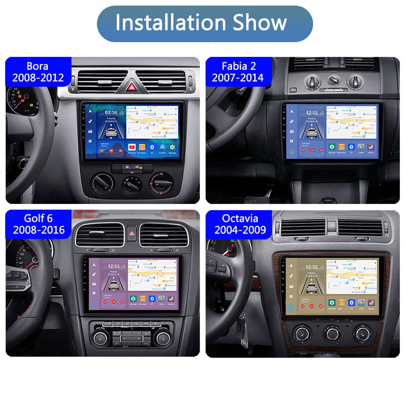 Android Car radio Multimedia Player For Head Unit 9 inch Universal Carplay auto with navigation GPS