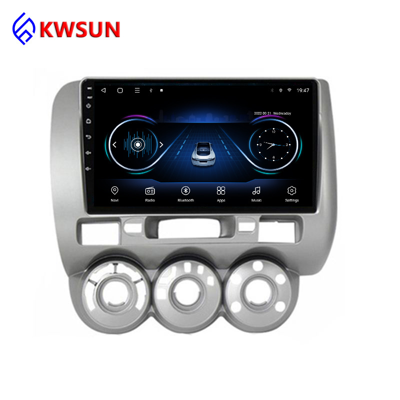 9 inch car android player For Honda Fit Jazz City 2004 - 2007 2 din multimedia audio gps navigation car radio player