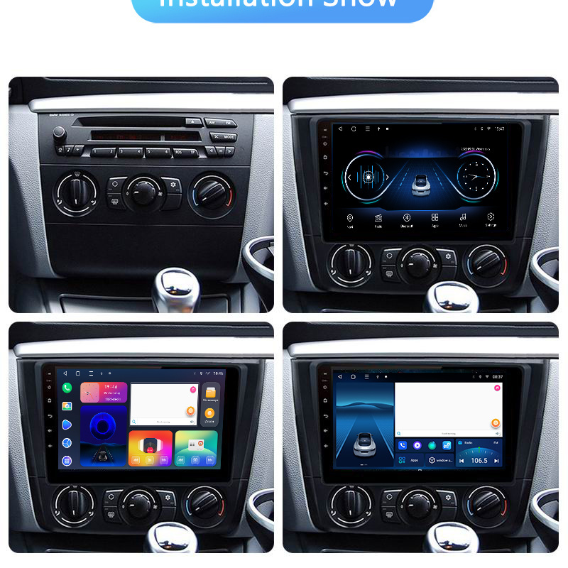 Android Car Radio for Bmw 1 Series E81 E82 E87 E88 2004-2012 Multimedia Video Player with Carplay Auto