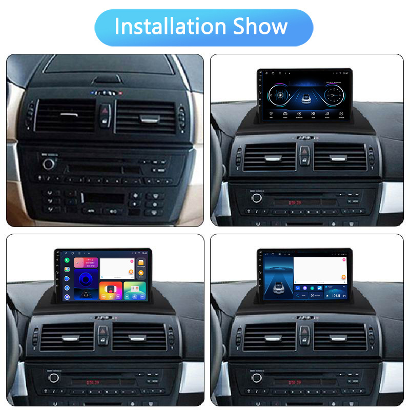 9inch Android Car Radio Multimedia Player GPS Navigation for BMW X3 E83 2003-2010