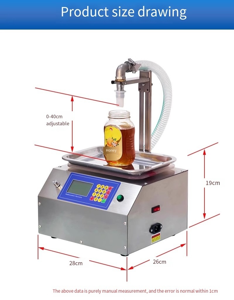 Hot Selling Best Price Honey Bottling Machine Automatic Paste Cream Ketchup Honey Filling Machine for small business