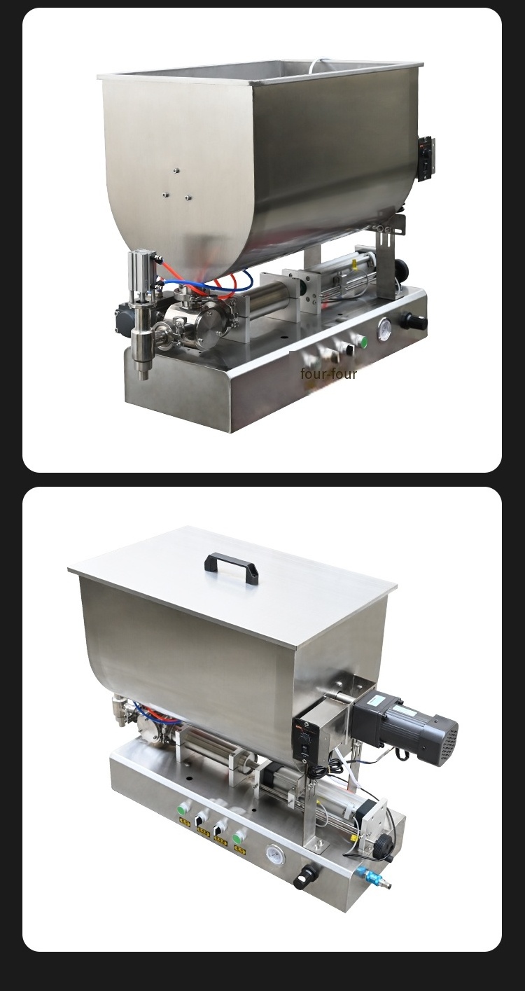 Toothpaste Tube Filling Peanut Filler  Machine Maple Syrup Automatic Can Filler Machine chili paste Mixing  chili sauce filling