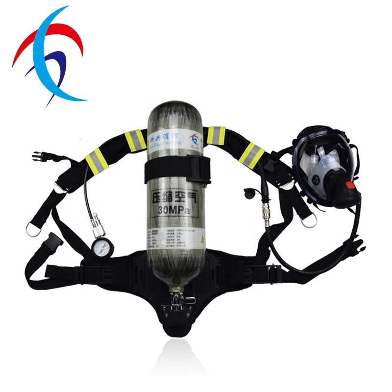 Factory Direct Supply Portable Self-Contained Breathing Apparatus Fireman Equipment SCBA Oxygen