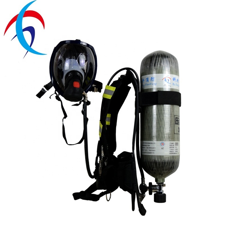 Factory Direct Supply Portable Self-Contained Breathing Apparatus Fireman Equipment SCBA Oxygen