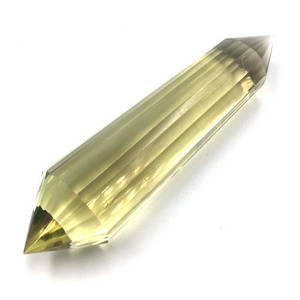 Natural Citrine Quartz Wands Sides Vogel Crystals Double Terminated Points