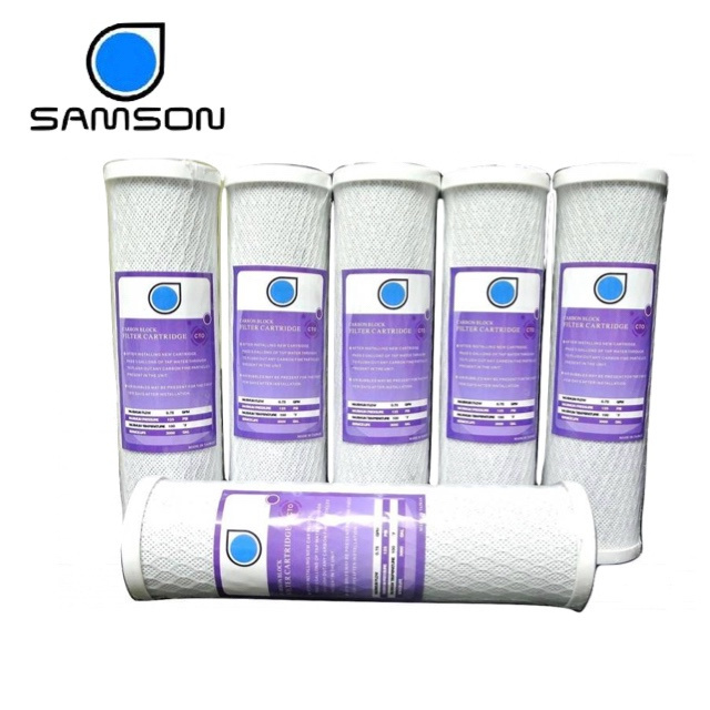 Home Water filtration system water filter replacement - 10 micron CTO filter cartridge -