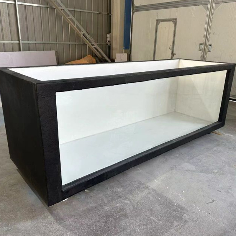 custom size fiberglass frp large family indoor commercial fish tank aquarium 1000 gallon aquaculture outdoor fish koi tanks