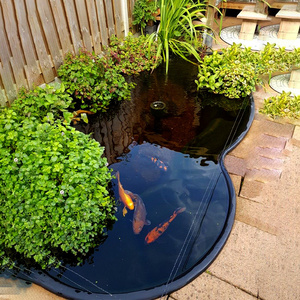 above ground circular fiber glass fish tank pond out door fish pond products outdoor water ponds