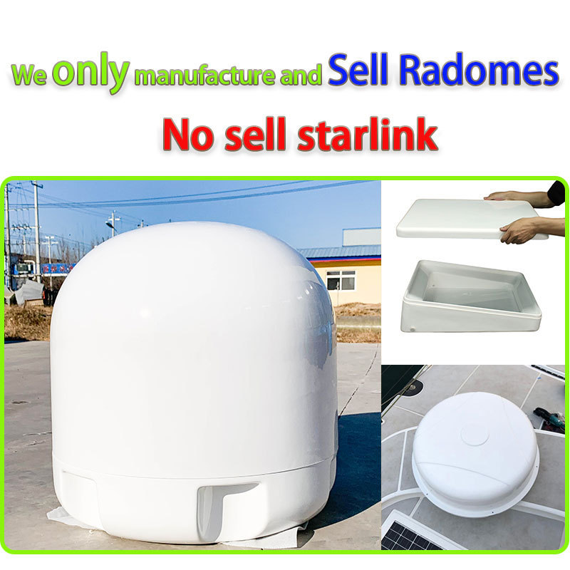 outdoor design fiberglass radio frequency systems 6ft radome boat ship dish 800 x 800 antenna radome shell for starlink