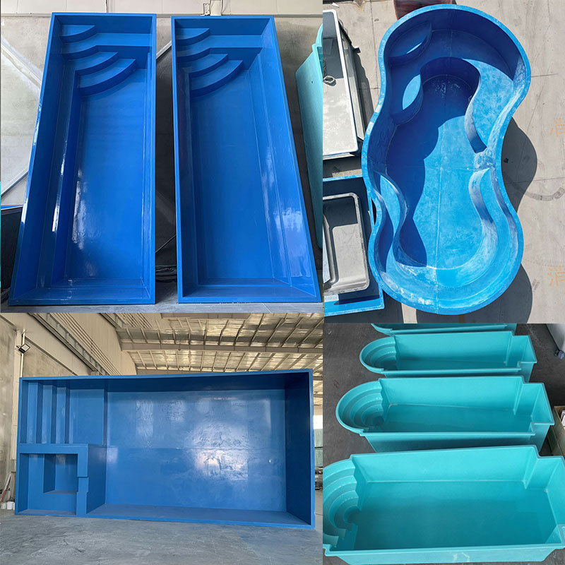 Factory sales adult overground above ground swimming pool water park ready summer hotel fiberglass pools swimming outdoor