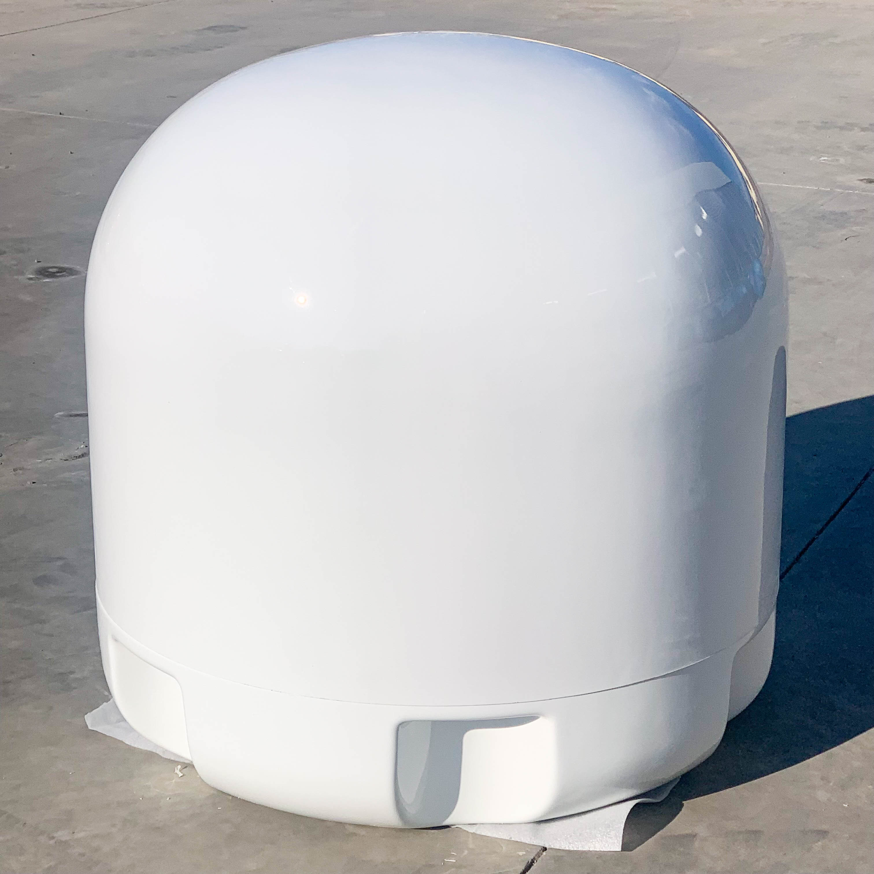 outdoor design fiberglass radio frequency systems 6ft radome boat ship dish 800 x 800 antenna radome shell for starlink