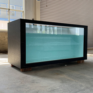 custom size fiberglass frp large family indoor commercial fish tank aquarium 1000 gallon aquaculture outdoor fish koi tanks