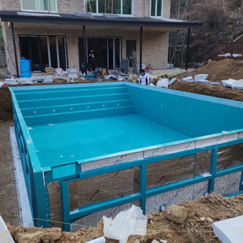 high quality swimming pool waterfall outdoor fiberglass biz size large luxury inground swimming pool for adults