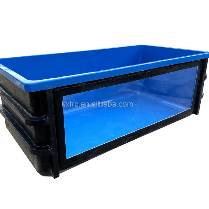 KX FRP fiberglass fish pond farming tank for tilapia farming water pond for aquaculture supplier