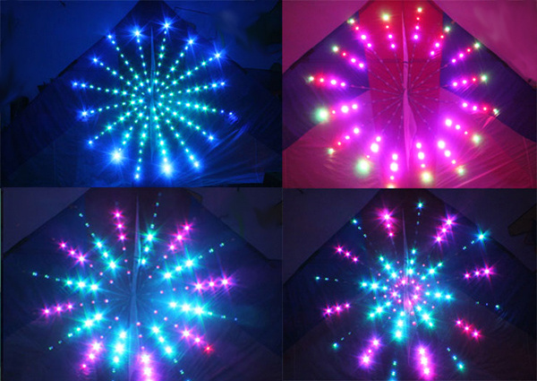 Universe LED light kite from the kite factory