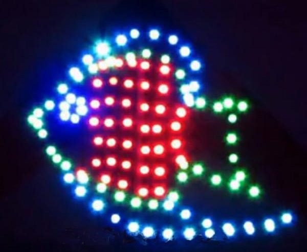 Universe LED light kite from the kite factory