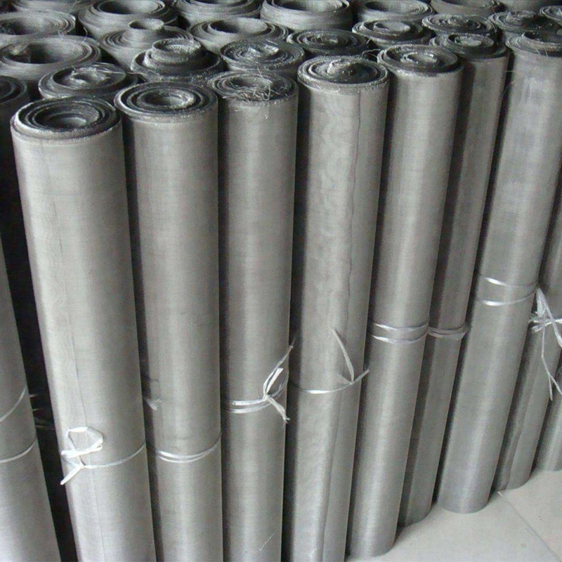 100 200 300 500 Micron Plain Screen Woven Mesh Cloth 304 316 316L Stainless Steel Wire Mesh