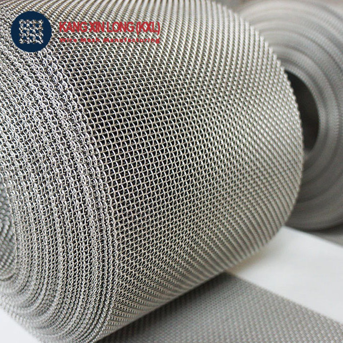 304 316 Stainless Steel Woven Screen Mesh Twill Weave Stainless Steel Sieve Wire Mesh