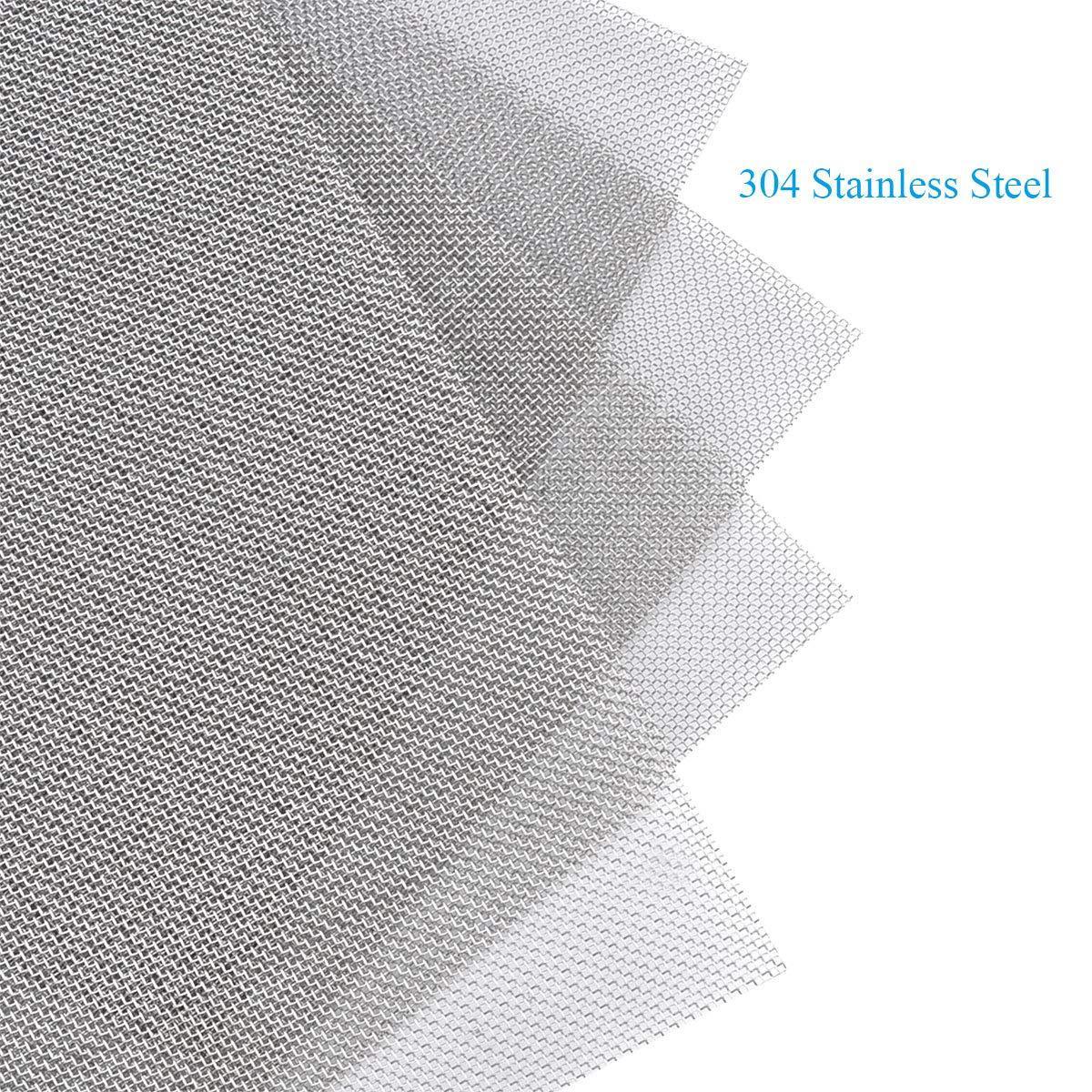 304 316 Stainless Steel Woven Screen Mesh Twill Weave Stainless Steel Sieve Wire Mesh