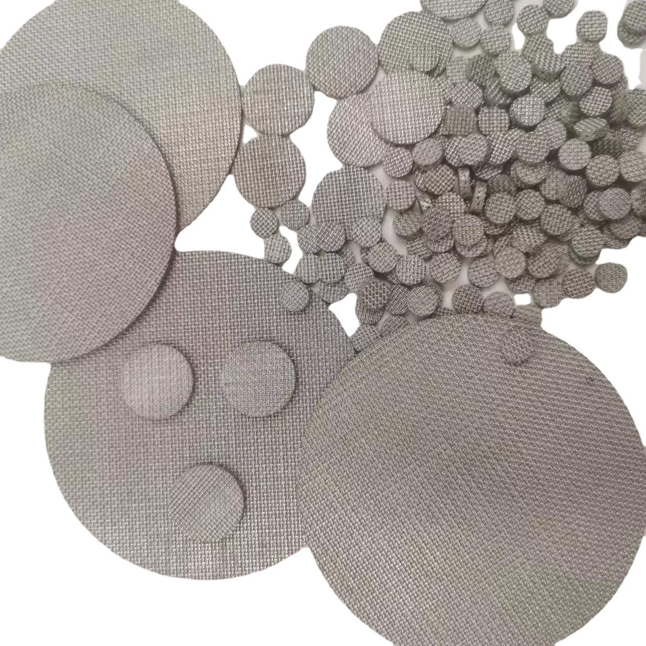 100pcs one box for  51 53.5 58.5 mm Puck Screen  Metal Sintered Filter Disc Sintered Mesh Disc Espresso Puck Screen