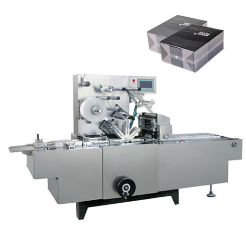 Automatic Perfume Cosmetic Box Overwrapping Cellophane Film Wrapping Machine