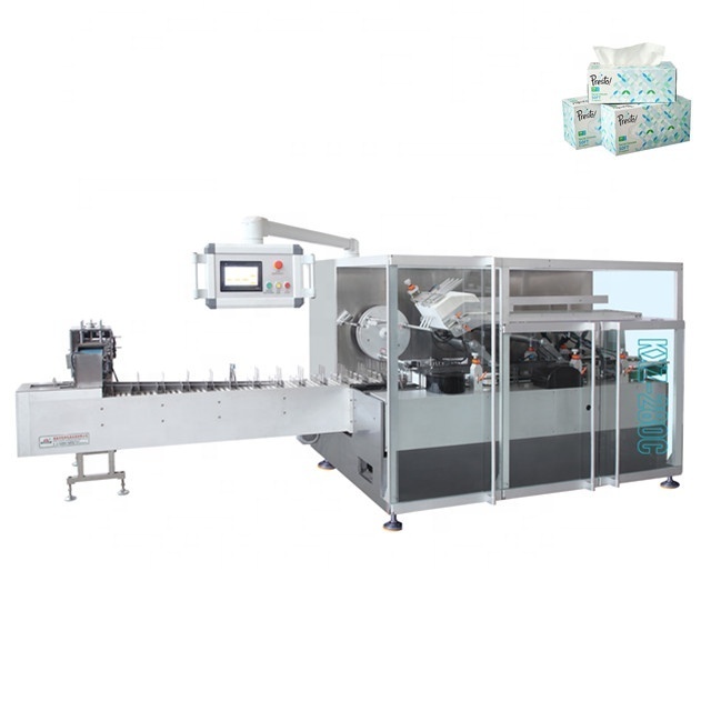 Full Automatic High Speed Facial Tissue Paper Cartoning Machine Box Packing Machine