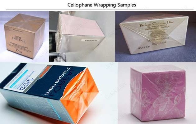 Automatic Perfume Cosmetic Box Overwrapping Cellophane Film Wrapping Machine