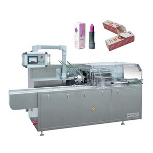 Automatic Lipstick Box Packing Cosmetic Makeup Cartoning Packaging Machine