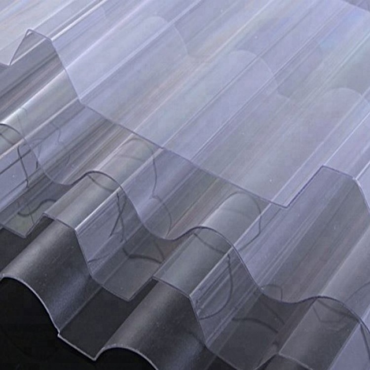 High Impact Strength Lightweight PC Corrugated Sheet Corrugated Polycarbonate Roofing Sheet