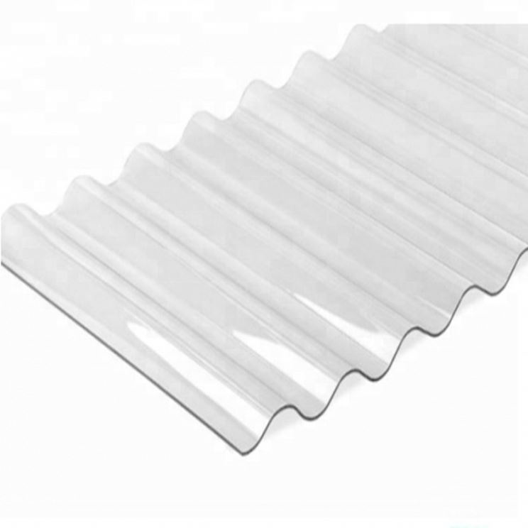 High Impact Strength Lightweight PC Corrugated Sheet Corrugated Polycarbonate Roofing Sheet