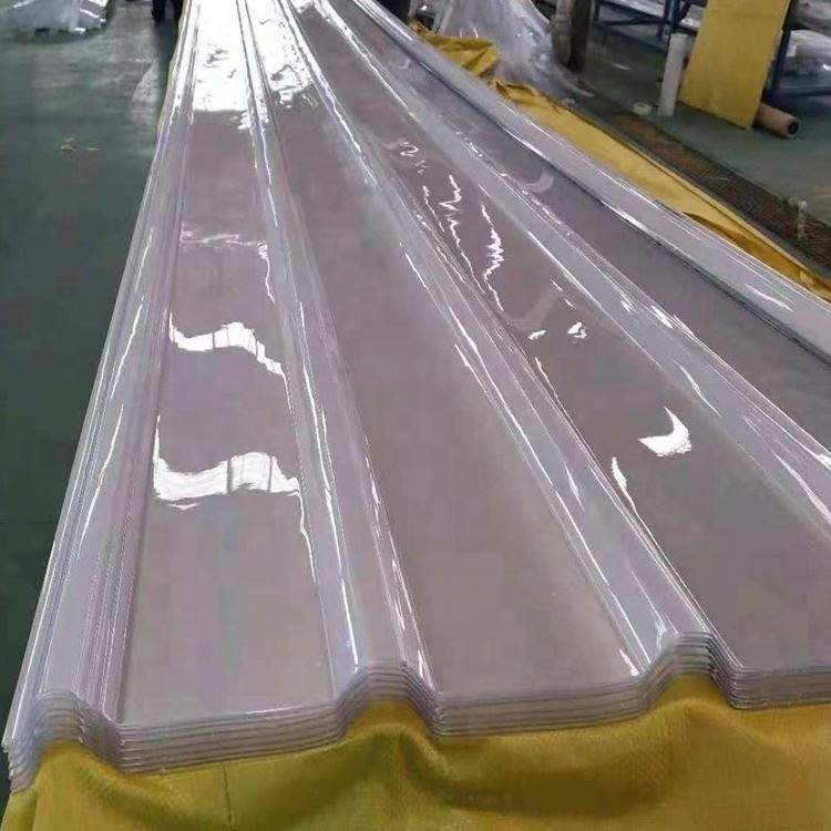 High Impact Strength Lightweight PC Corrugated Sheet Corrugated Polycarbonate Roofing Sheet