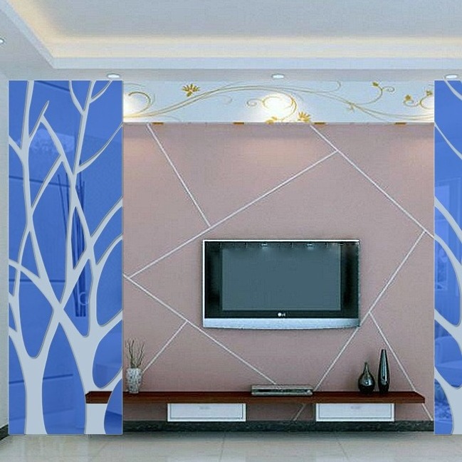 Acrylic Mirror Self Adhesive Tile Wall Mirror Stickers Bathroom Mirror Stickers