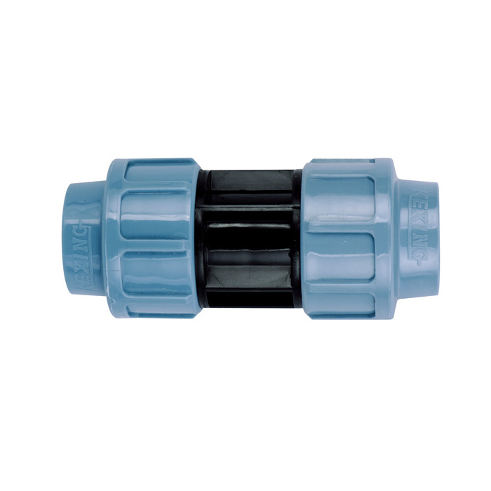 HIGH QUALITY ISO17885 ISO14236 BSP IRRIGATION PN16 HDPE PE Compression Fittings PP COUPLING ADAPTOR