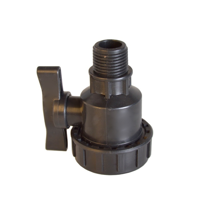 PN16 Single union HDPE PP PVC PE ball valve (Female or Male Threaded) PP HDPE COMPRESSION FITTINGS