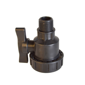 PN16 Single union HDPE PP PVC PE ball valve (Female or Male Threaded) PP HDPE COMPRESSION FITTINGS