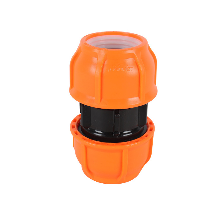 PP Compression fittings KEXING IRRIPLAST PN10 16BAR PLASTIC Coupling ISO17885 HDPE Irrigation Compression fittings PP