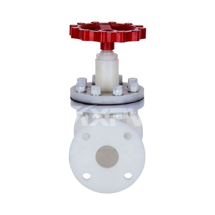 Cryogenic Plug Type Manual Shutoff Plastic PVDF Disc Flange Globe Valve