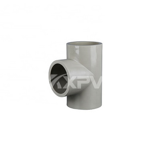 Factory Supply Low Price Industrial Chemical Pipe Fittings Plastic pph Butt Welding Tee