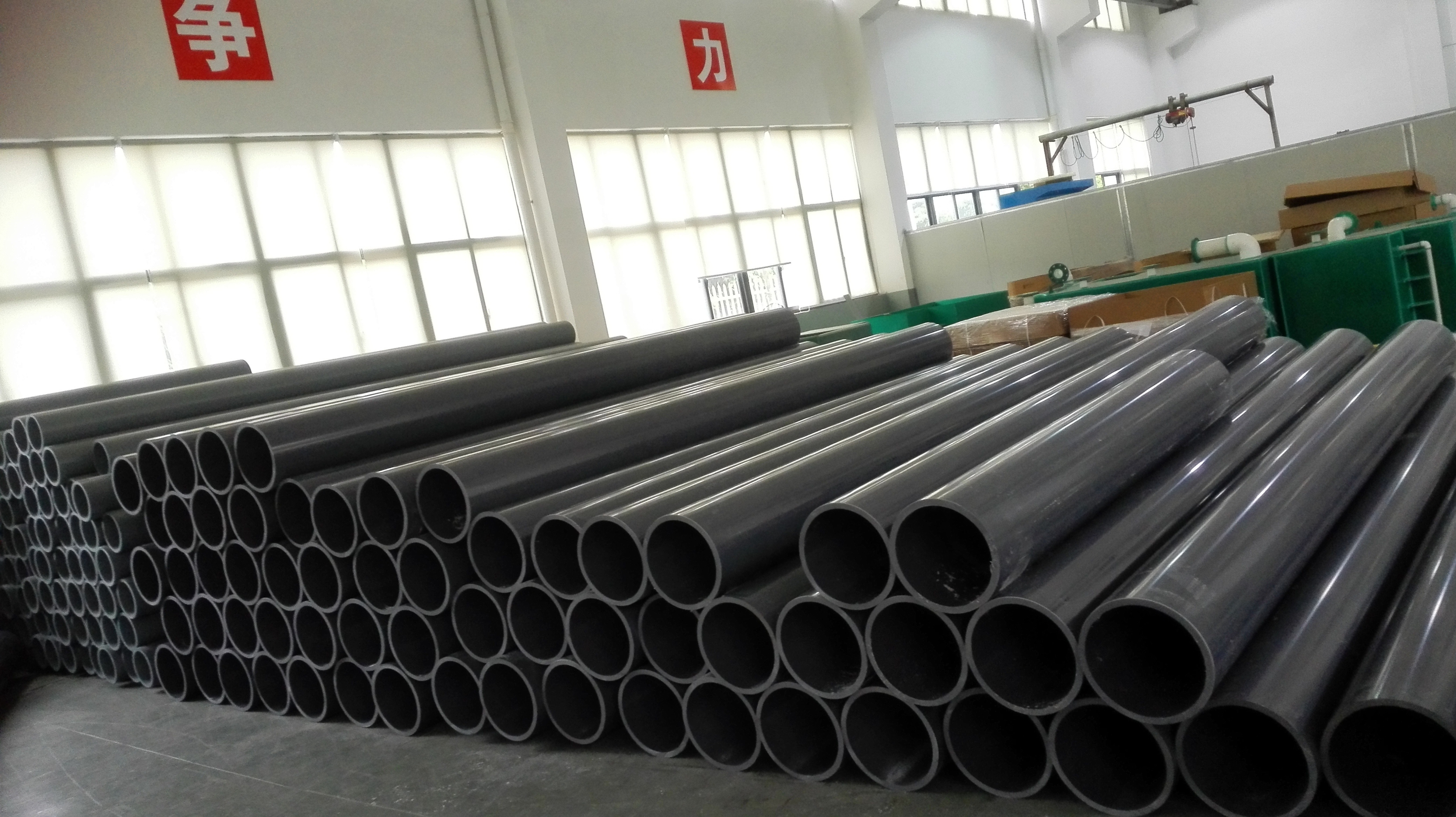 Custom Round High Temperature Large Diameter 4 Inch PVC Plastic Water Pipe For Chemical And Industrial