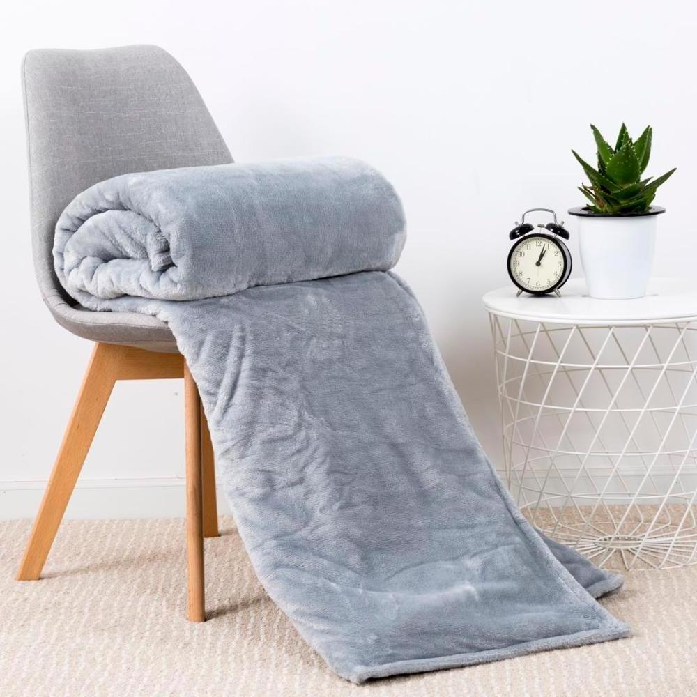 Premium Heavy Blanket Cotton Weighted Mink Blanket for Winter with Removable Flannel Cover