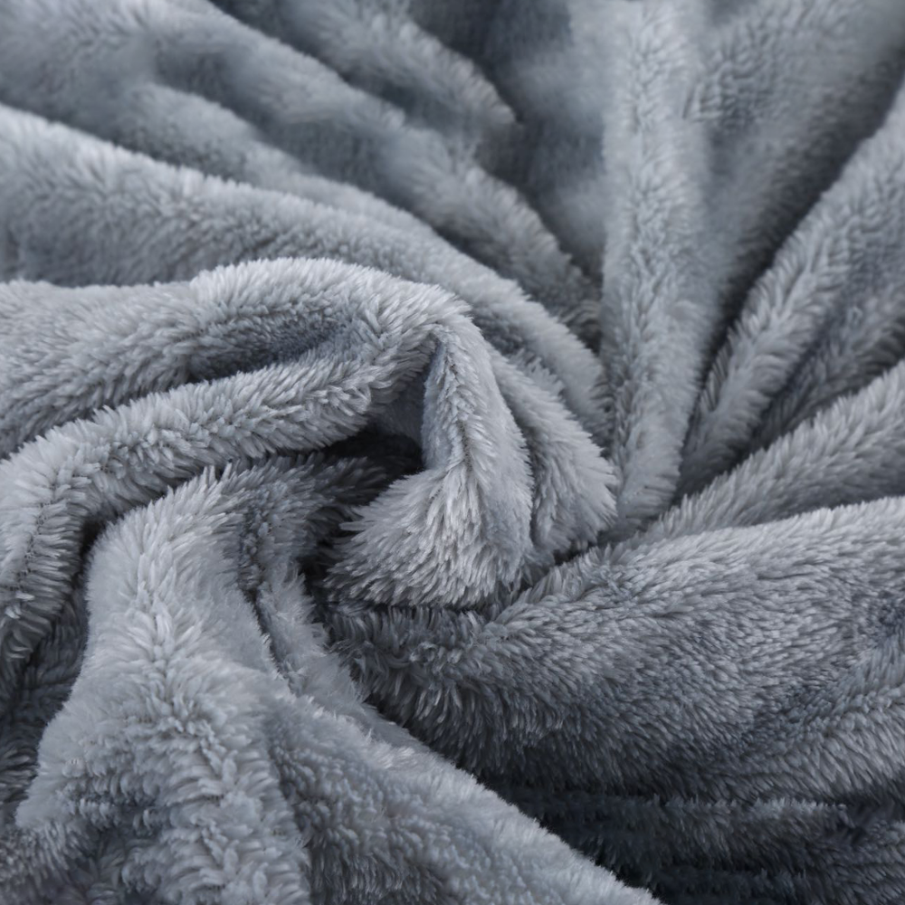 Premium Heavy Blanket Cotton Weighted Mink Blanket for Winter with Removable Flannel Cover