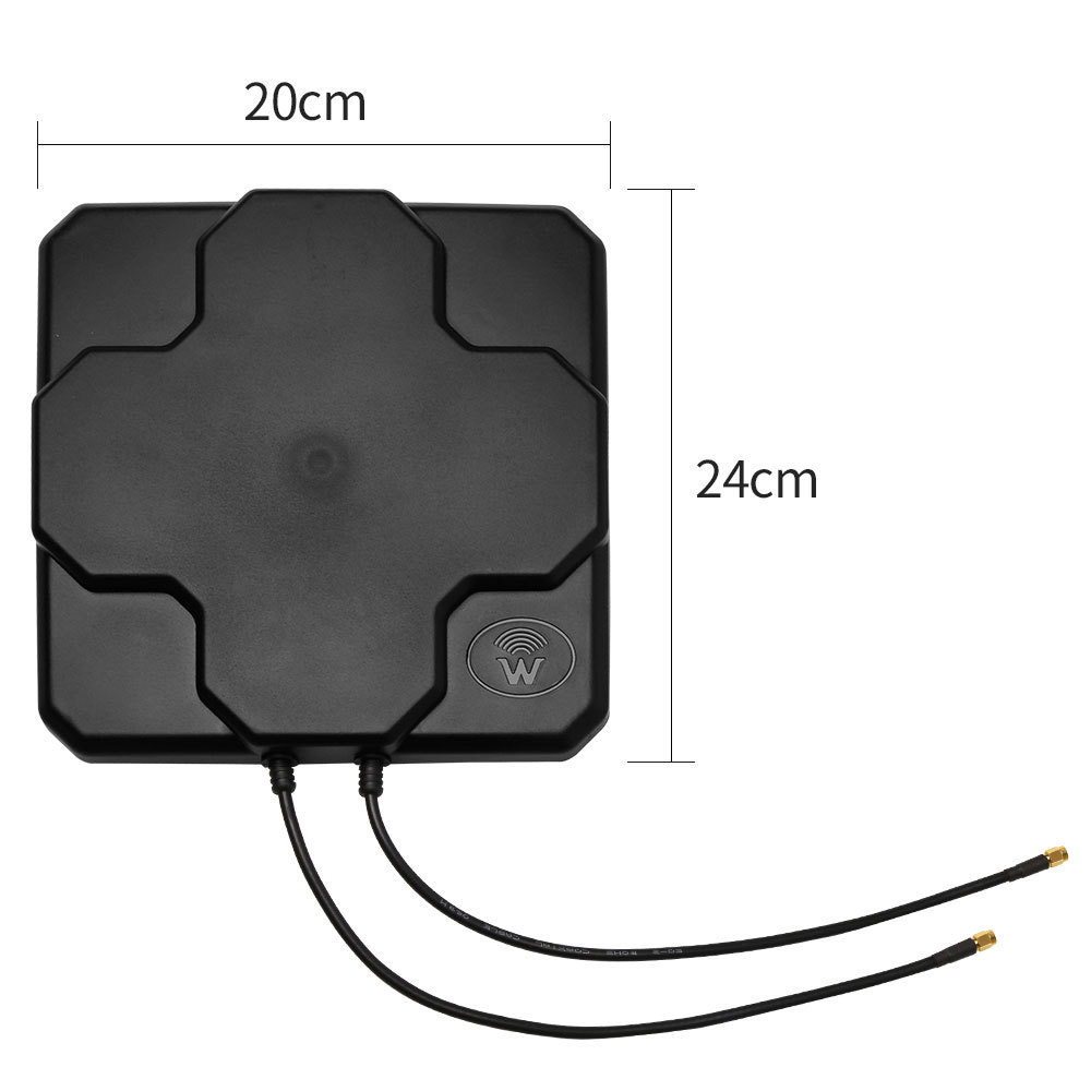 High Gain 4G LTE Outdoor MIMO Panel 18dbi 698-2690MHz Directional External Antenna