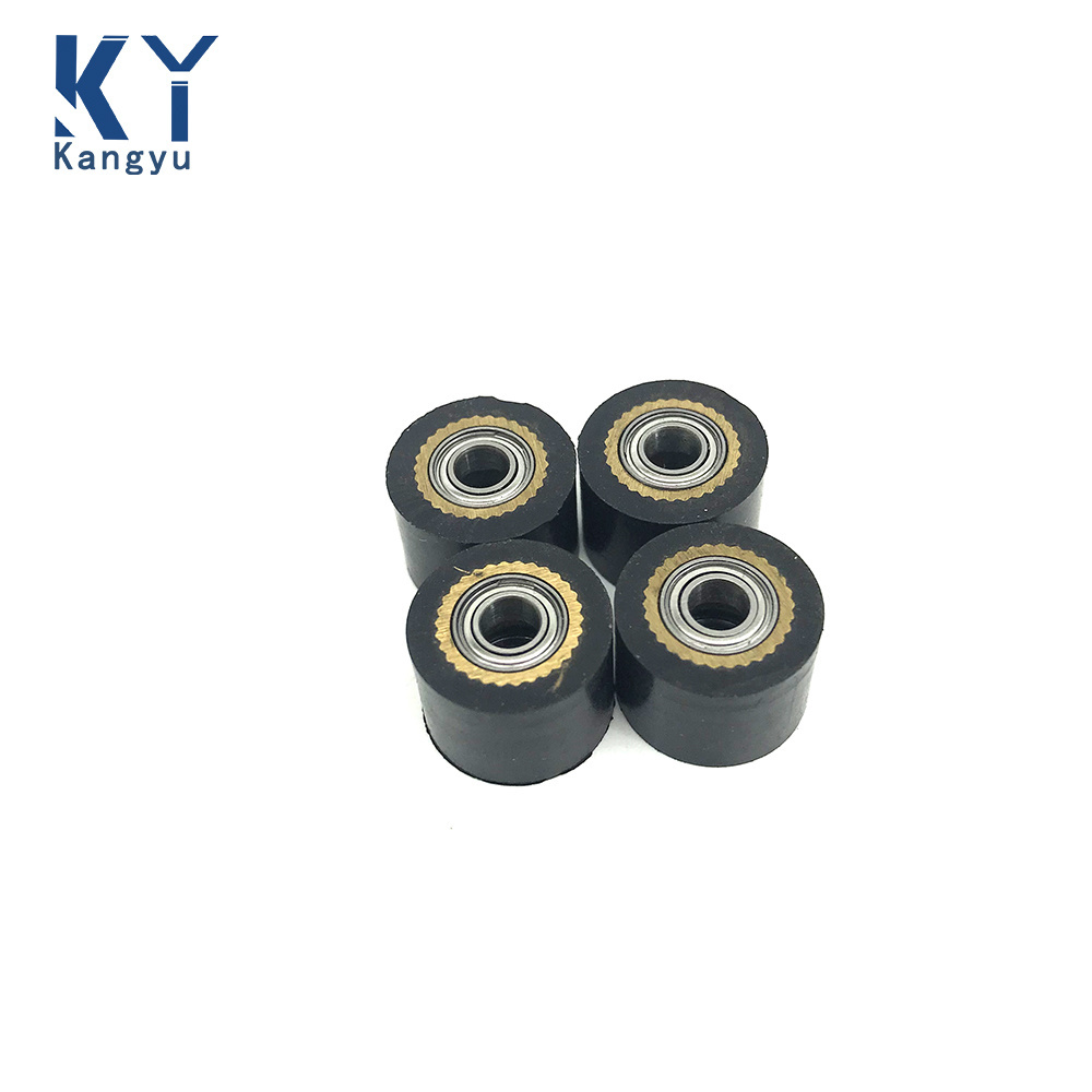 6X Pinch Roller Push Wheel Roll for Mimaki Roland CAMM Graphtec CE5000 120 Liyu Cutting Plotter Vinyl Cutter Feed Rubber Copper