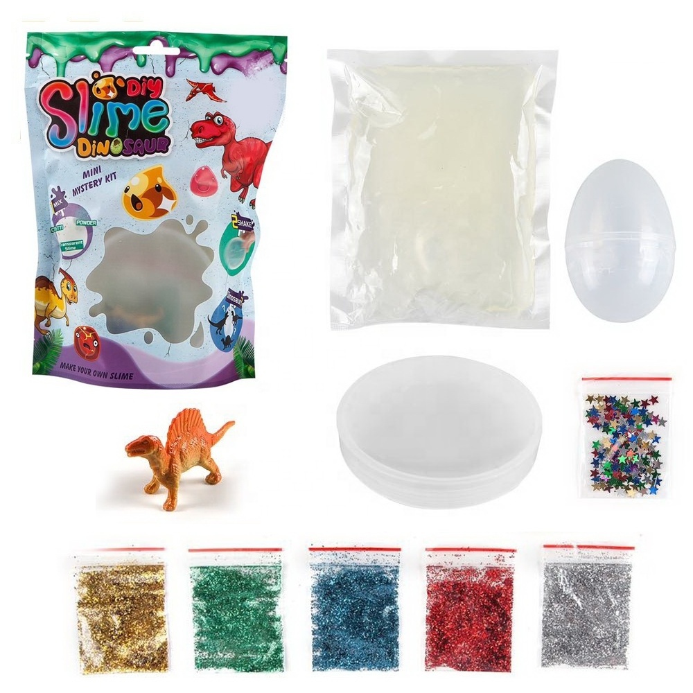 Mew Releases Toys Glitter Random Insect Diy Clear Glue Slime Toy With Safty Material