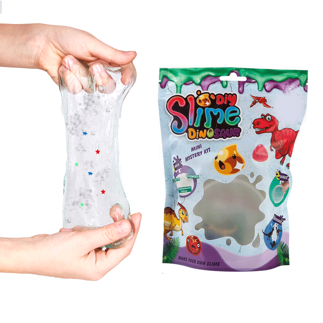 Mew Releases Toys Glitter Random Insect Diy Clear Glue Slime Toy With Safty Material