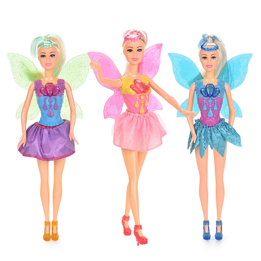 KUNYANG TOYS Beautiful Candy Fairies Fashion Flower Girl Doll Toy Baby Doll Girl Lovely Small Doll for Girls