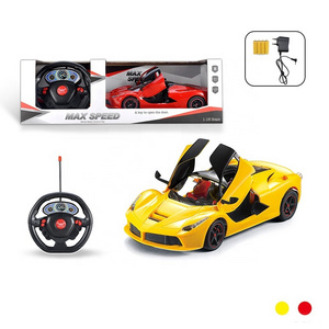 KUNYANG newest design 1:16 scale EN71 EN62115 rc steering wheel control max speed plastic toys cars with remote control