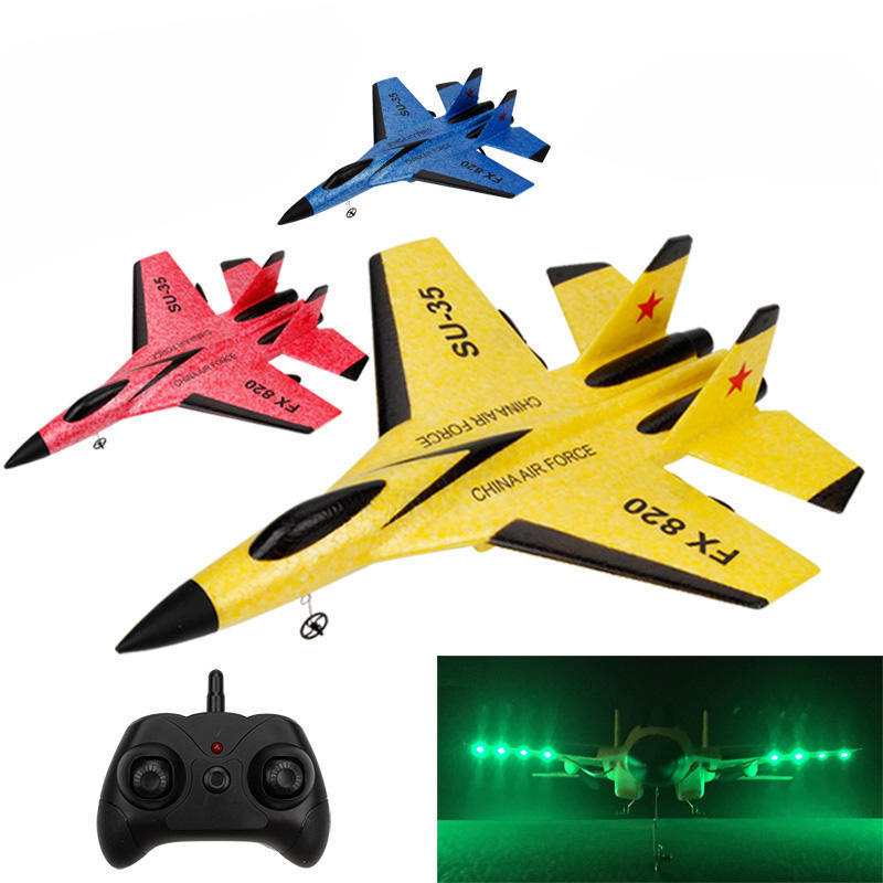 RTS Jet Fighter SU-35 Radio Control Glider Aircraft 2.4G 2CH Remote Control Airplane Toy SU35 RC Plane